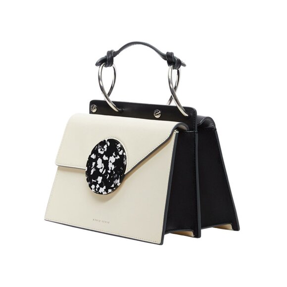 Danse Lente Phoebe Bis Dove Black Shoulder Bag - Picture 1 of 14